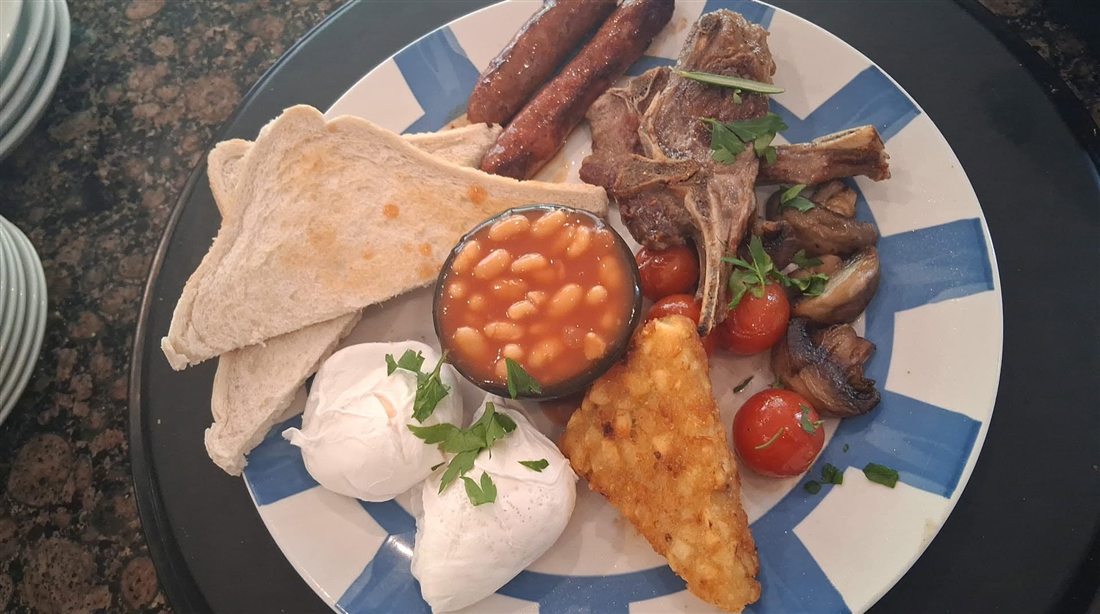 Breakfast plate